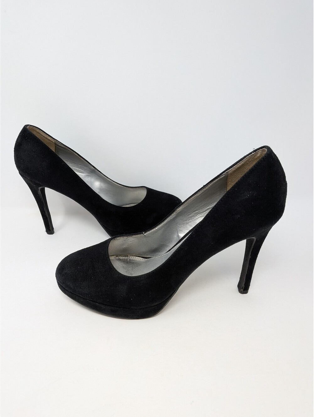 X-Appeal Women’s Size 7.5 Black Suede-Like Platform Stiletto Pumps